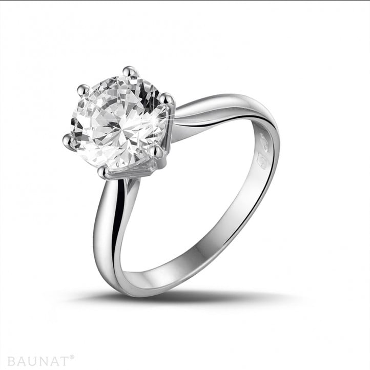 Platinum Solitaire Ring Online, 55% OFF | www.vetyvet.com
