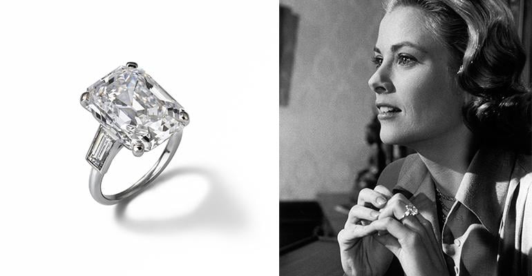 Grace Kelly engagement ring